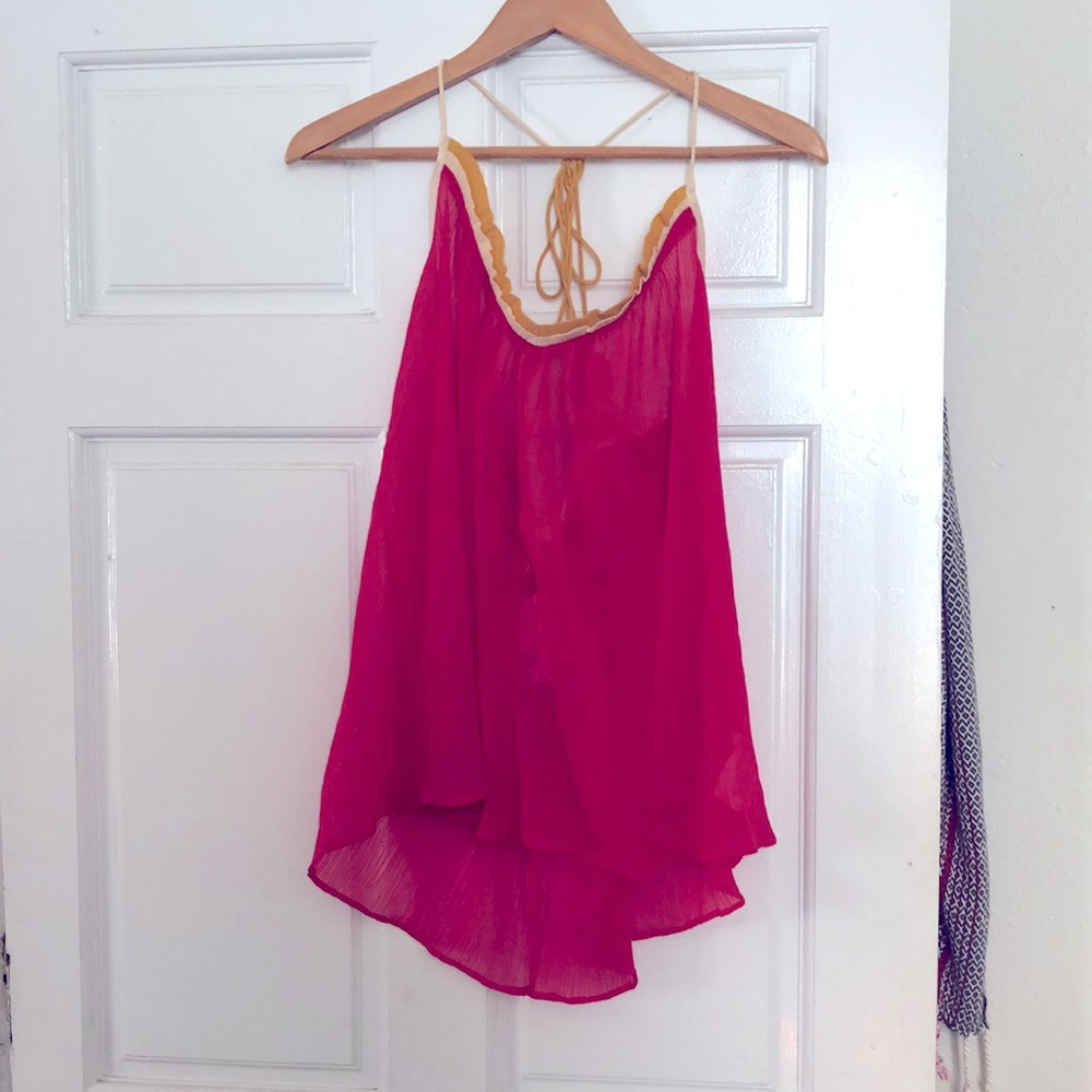 Flirty Tissue Tank. - Picture 2 of 4